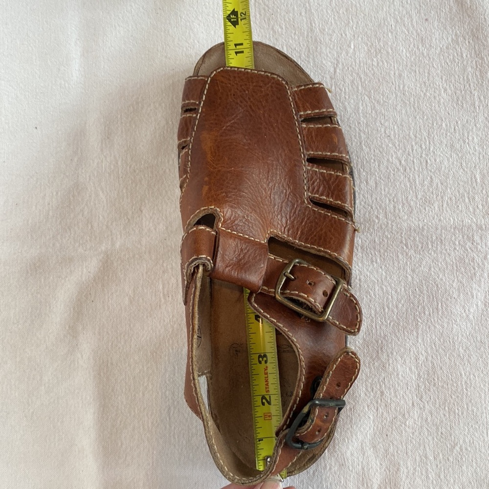 Dr. Martens 8344 Arc Fisherman Sandals Brown Leather Men’s 10 Made in England - Picture 10 of 11